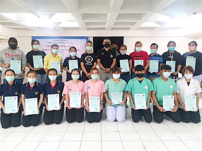 Staff CPR AED training