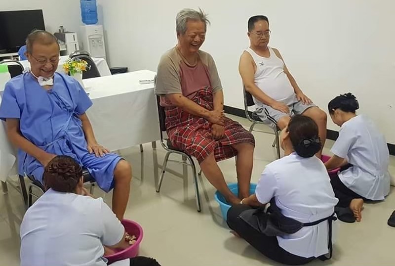 Respectful washing of feet